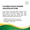 Favorich Cocoa Powder Akalis Black G-960