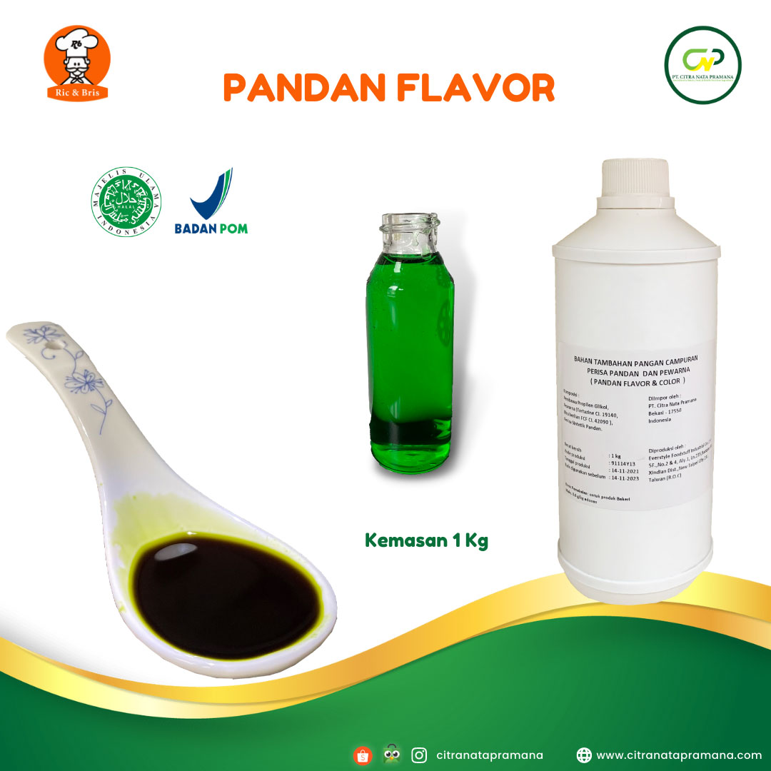 Pandan Flavour Liquid – Supplier Bahan Kue